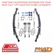 PHAT BAR CALOFFROAD PLATINUM FOX TOUR PACK 2or3″ LIFT HILUX N70 & N80 (UCA&DIFF)